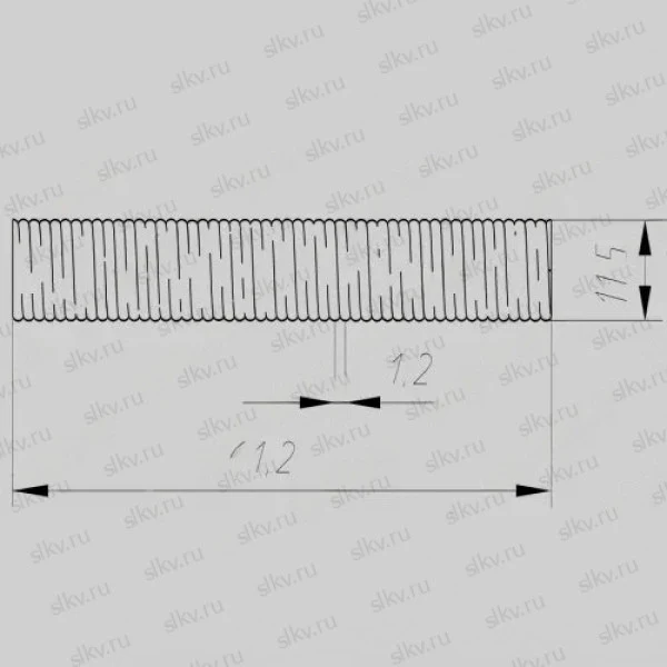 Пружина, L=61,2 мм, D=11,5 мм