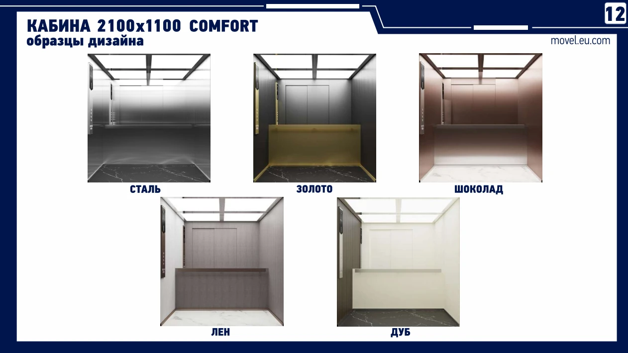 Кабина Movel COMFORT 2100×1100
