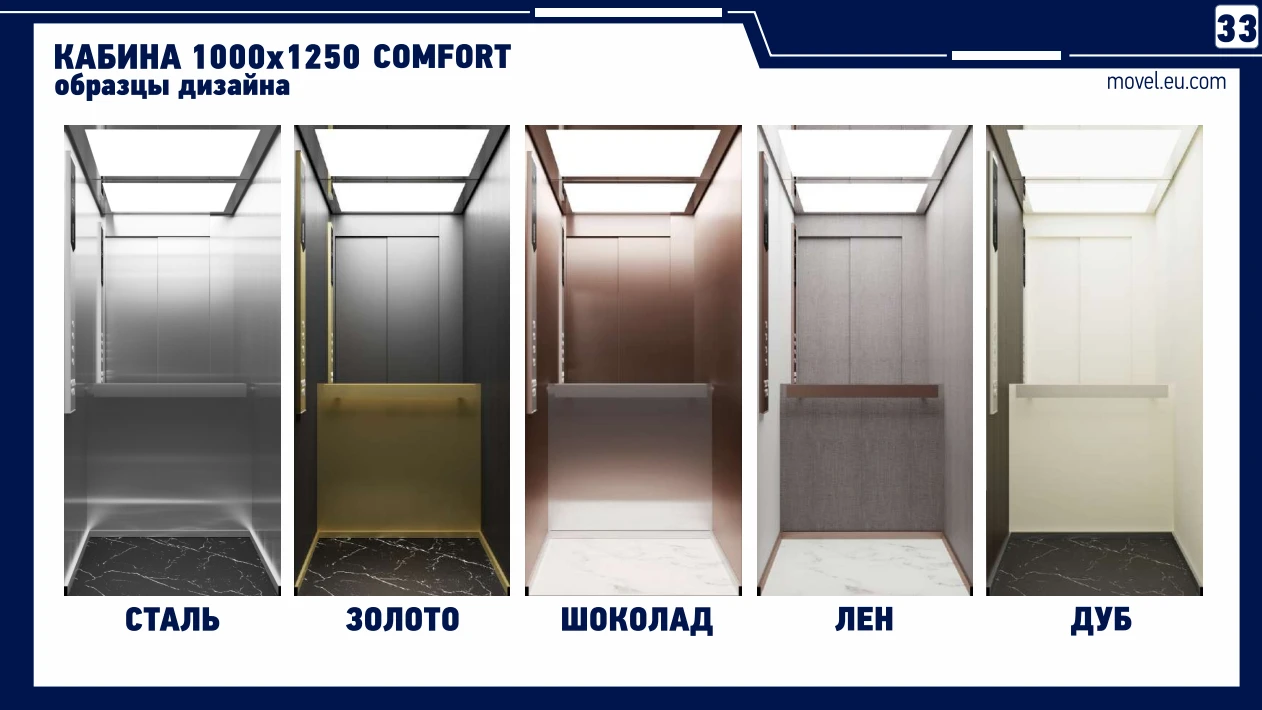 Кабина Movel COMFORT 1000×1250